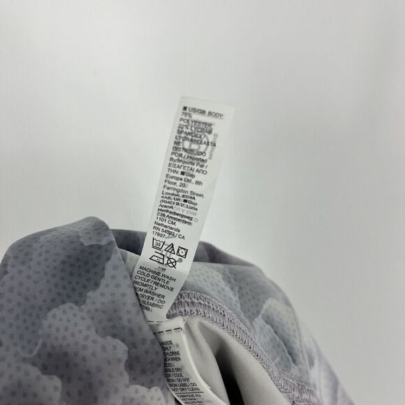 Athleta Salutation Stash Tight Size Small Womens Gray Floral Print High Rise - Picture 7 of 8